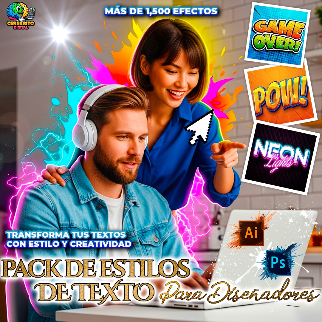 Pack de Estilos de Texto para Diseñadores