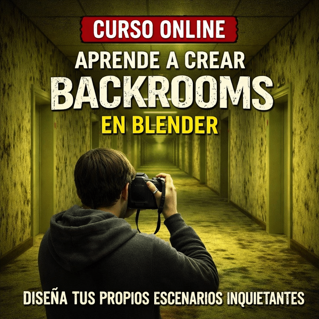 Curso Digital para Crear Backrooms en Blender