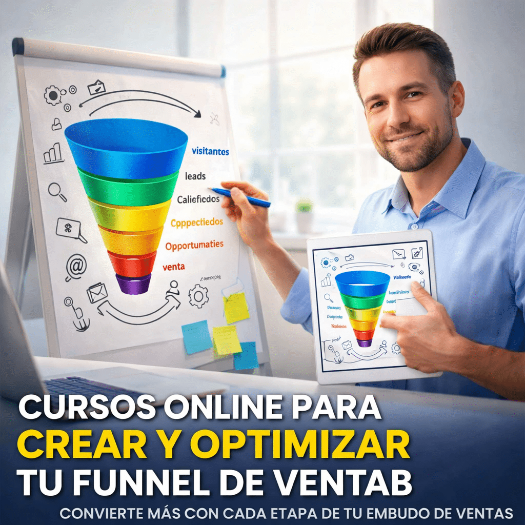 Curso Digital Crea y Optimiza tu Funnel de Ventas