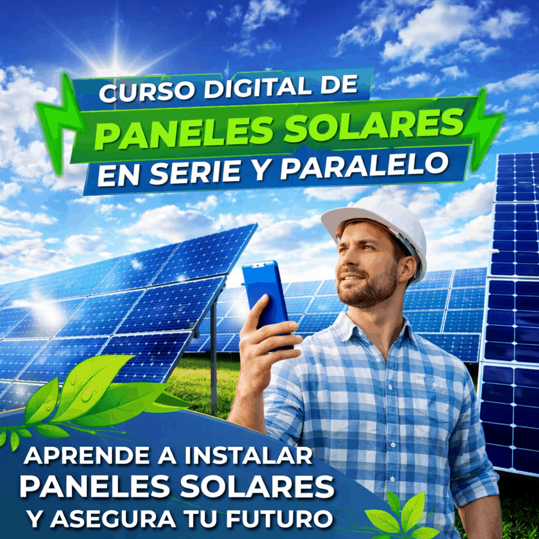 Curso Digital de Paneles Solares en Serie y Paralelo