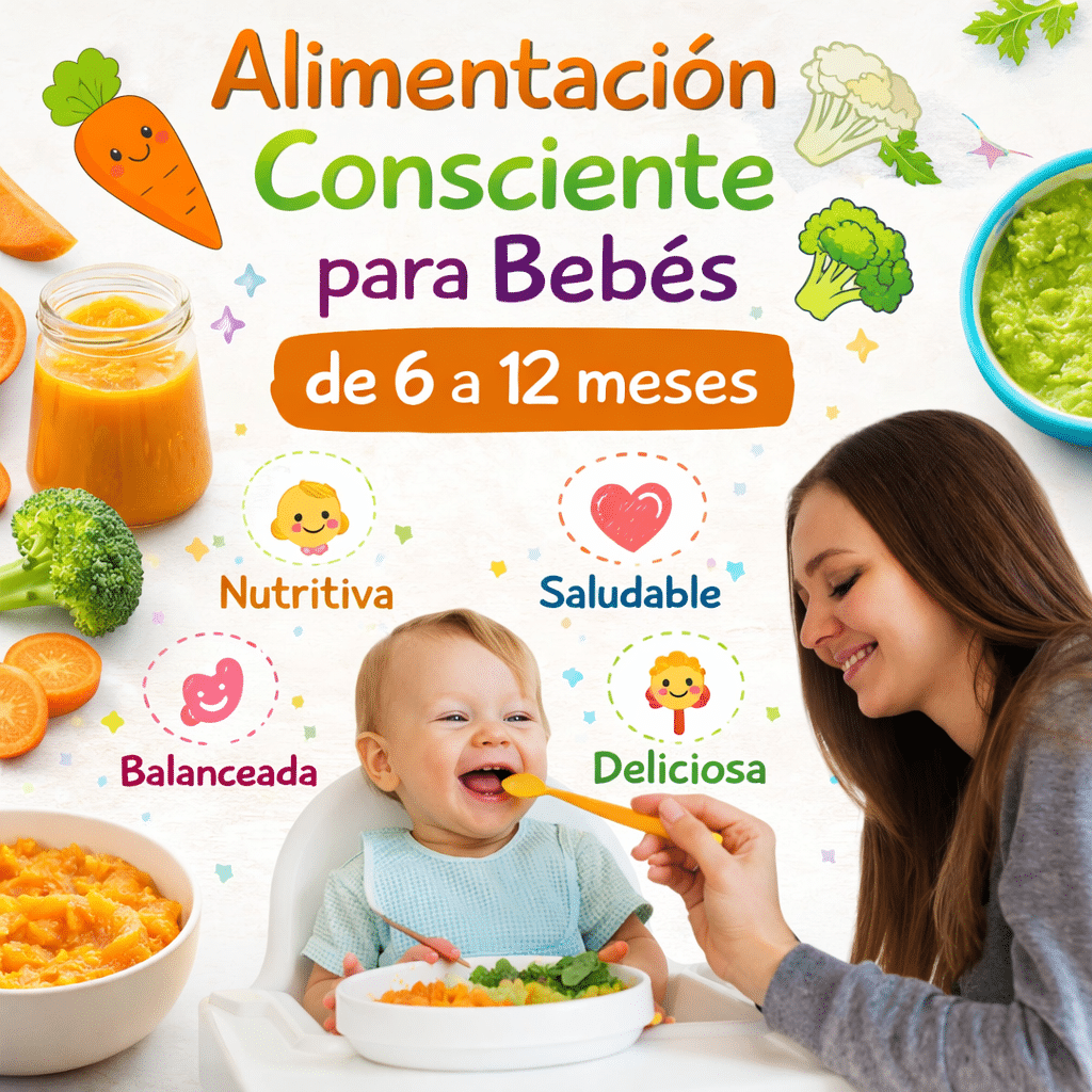 Alimentación Consciente para Bebés de 6 a 12 Meses